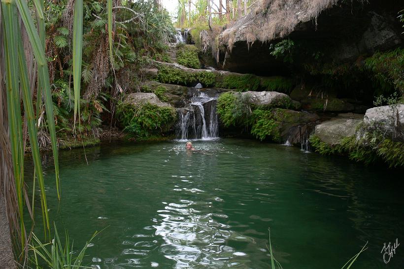 P1090667.JPG - Une piscine naturelle comme on peut en trouver après quelques heures de marche dans le parc d'Isalo.