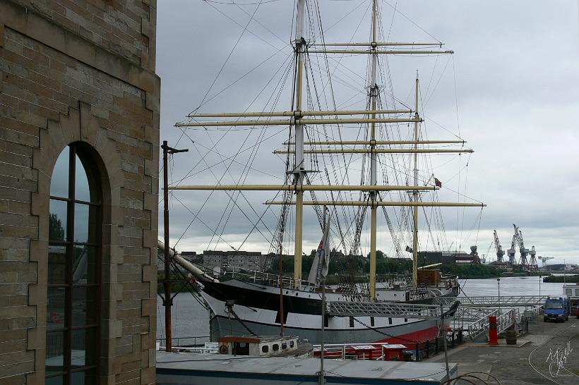 P1000593.JPG - Le Tall ship au port de Glasgow abrite un musée qui retrace 100 ans d'histoire de la marine.