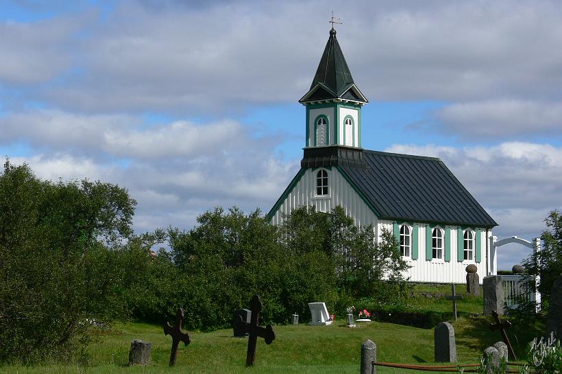 060809_Islande_Parc_Pingvellir_749.JPG - Le son de la cloche de cette petite église accompagnait les condamnés vers la mort.