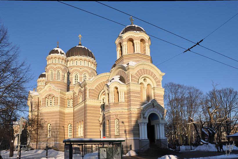 DSC_0793x.jpg - La cathédrale Orthodoxe de la Nativité du Christ de Riga est la plus grande des cathédrales orthodoxes des pays baltes (Kristus Piedzimsanas Pareizticigo katedrale).