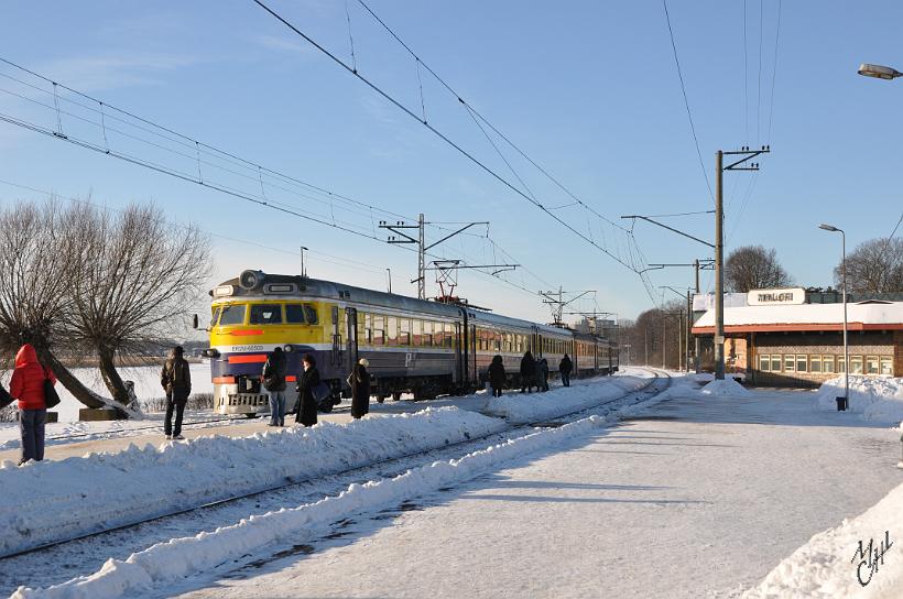 DSC_1037.JPG - Petit voyage en train à Jurmala. Ici arrivé à la gare Majori.