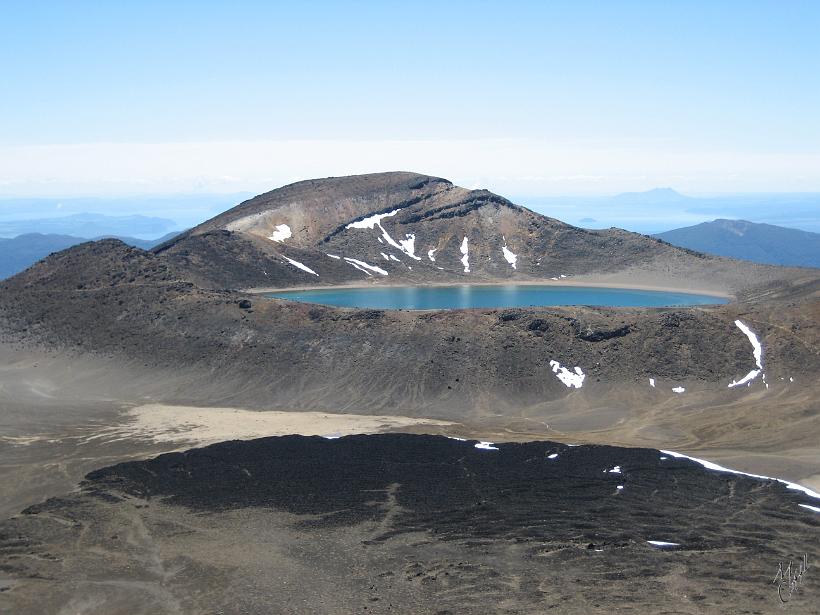 Tongariro_Crossing_IMG_1522.JPG - Le Blue Lake, sur la paroi nord-est de Central Crater, le plus grand volcan du parc.